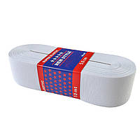 Резинка (гумка) для одягу NewStyle Туреччина, Біла 5 см х 10 м, Резинка для шиття плоска.