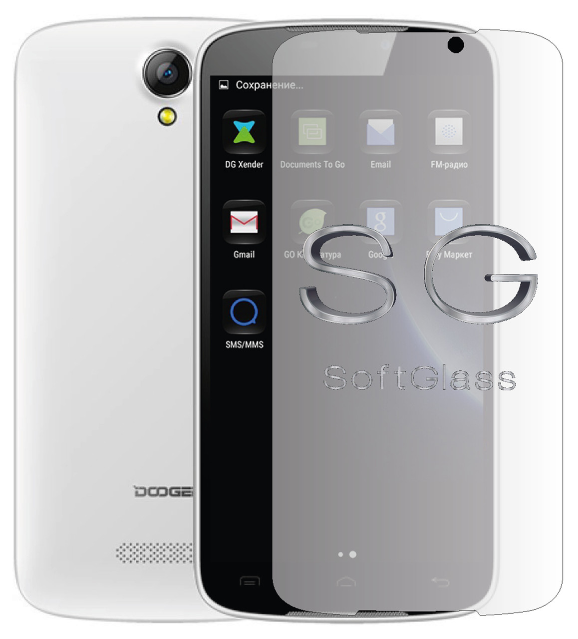 Плівка для Doogee X6 Pro на екран поліуретанова SoftGlass, фото 1