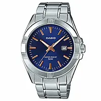 Часы Casio MTP-1308D-2A наручные мужские классические на стальном браслете | часы Casio оригинал с гарантией