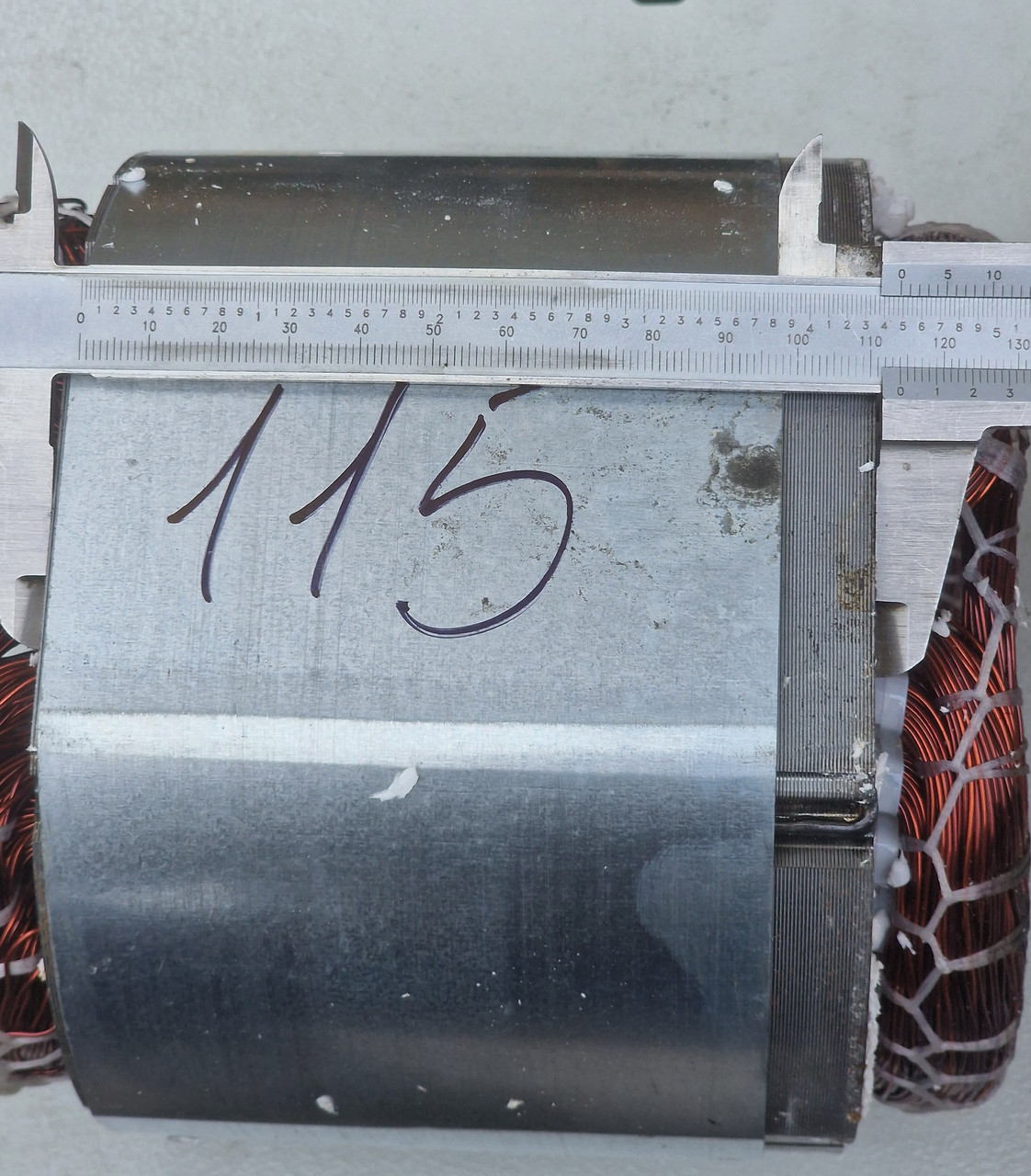 Статор генератор внутрішний 96мм, залізо 115мм алюминий 2,2-3,2квт/3500 168/170f мото, фото 1