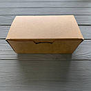 Упаковка паперова велика КРАФТ для суші та снеків 165х105х58 мм (25шт/уп|8уп/ящ), фото 2