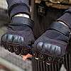 Тактичні рукавички із закритими пальцями (М-2XL) / Чоловічі повнопалі рукавички / Мото рукавички, фото 2