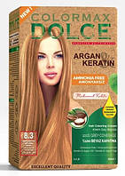 Крем-фарба для волосся COLORMAX Dolche 8.3 Светло-каштановое золото (без аміаку)