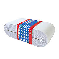 Резинка (гумка) для одягу NewStyle Туреччина, Біла 8 см х 10 м, Резинка для шиття плоска.