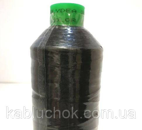 Нитка для шкіри 3000м №40 Gold POLYDEA №131 темно сіра, фото 1