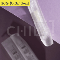 Голка ін'єкційна 30G (0,3х13 мм) одноразова стерильна "ALEXPHARM" (100 шт/уп)