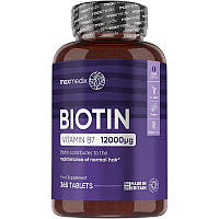 Таблетки для прочности волос Natural Hair Thinning Supplement Maxmedix Biotin Китти