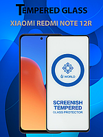 Защитное стекло для Xiaomi Redmi Note 12R , Ксиоми Редми Ноут 12Р ( Premium Tempered 6D Glass )