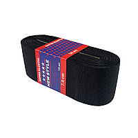 Резинка (гумка) для одягу NewStyle Туреччина, Чорна 7 см х 10 м, Резинка для шиття плоска.