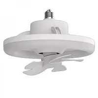 Светодиодный потолочный вентилятор с 3 скоростями и 16 регулируемыми цветами подсветки, Лед лампа для дома hop