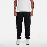 Мужские спортивные штаны New Balance Small Logo - джоггеры трикотажные, черные