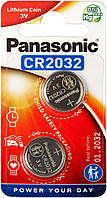 Батарея Panasonic CR 2032 BLI 2 LITHIUM