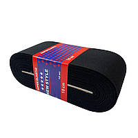 Резинка (гумка) для одягу NewStyle Туреччина, Чорна 10 см х 10 м, Резинка для шиття плоска.