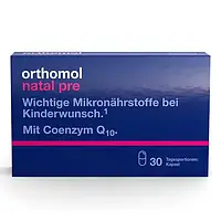 Orthomol Natal Pre (Ортомол Натал) 30 капсул - витамины для будующих и нынешних мам. Срок годности до 04.2024