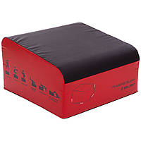 Бокс плиометрический мягкий трапеция Zelart Plyo box FI-3632 1шт 76-76-36/46 см красный-черный hd