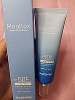 Ультразволожуюча сонцезахисна сироватка medi-peel aqua mooltox water-fit sun spf 50+ pa++++ 50 ml
