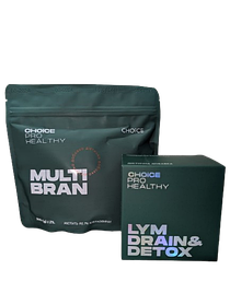 Lym Drain & Detox і Клітковина MULTI BRAN, Очищення, Чойс