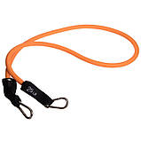 Еспандер трубчастий для фітнесу з карабіном DOUBLE CUBE DT-1002C-25LB навантаження 11кг, фото 2