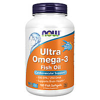 Ultra Omega-3 FO 500/250 Fish Gelatin - 180 Softgels EXP