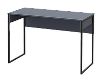 Стол письменный на черном металлическом каркасе в стиле лофт БАРТ ЛАЙТ Графит DOROS 120х55х78.1 (41510119)