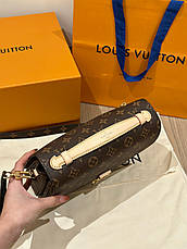 Жіноча коричнева шкіряна сумка Louis Vuitton Monogram Pochette Metis Луї Вітон Луї Віттон Метис, фото 3