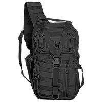 Однолямочный тактический рюкзак со скрытым отделением оружия Camotec TCB BLACK, военный рюкзак 20л