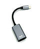 Перехідник Type C to HDMI DM CHB022 Metal 4K Grey, фото 2