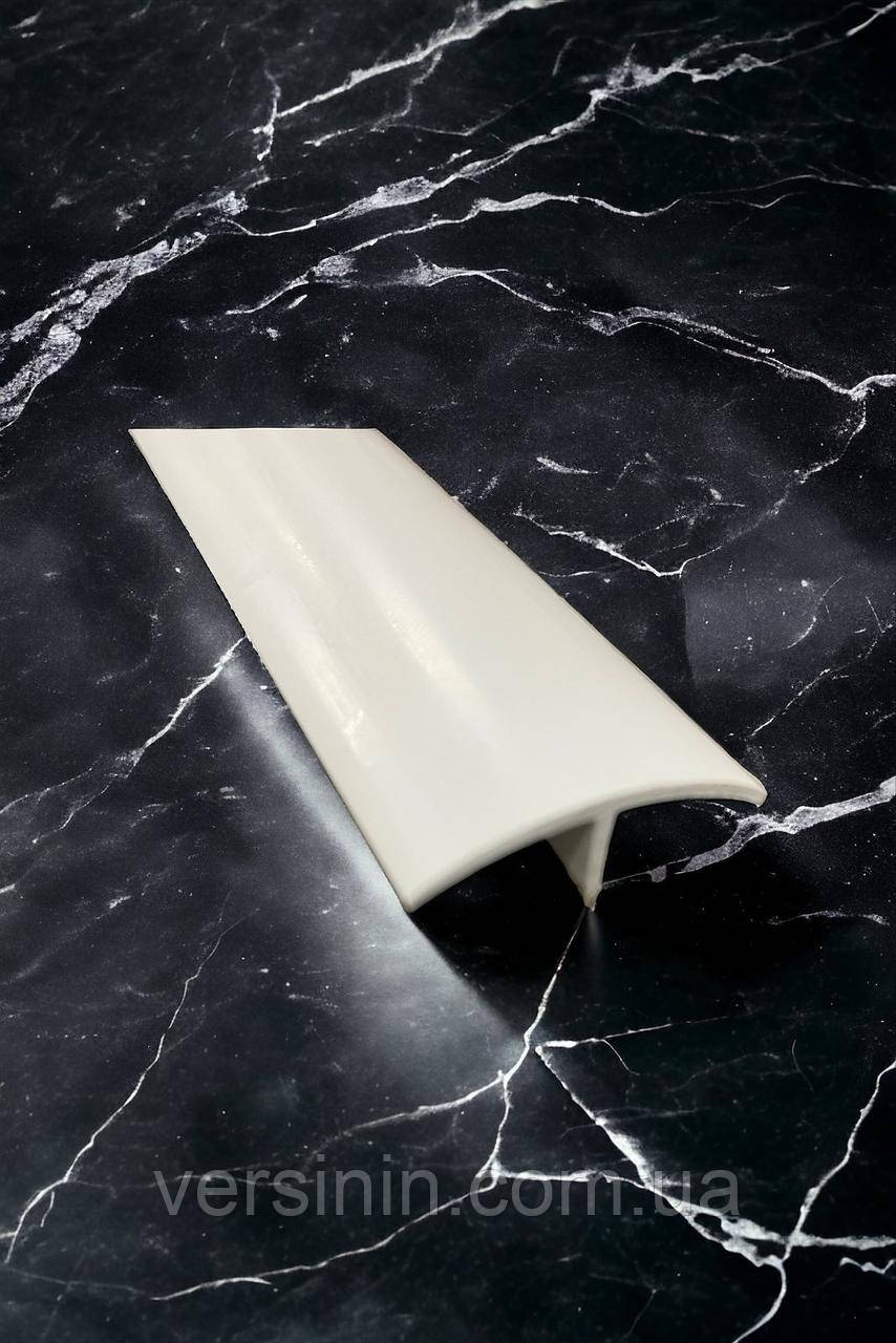 Профиль соединительный Т-образный пластиковый , длина 2,70м Белый, 26 ...