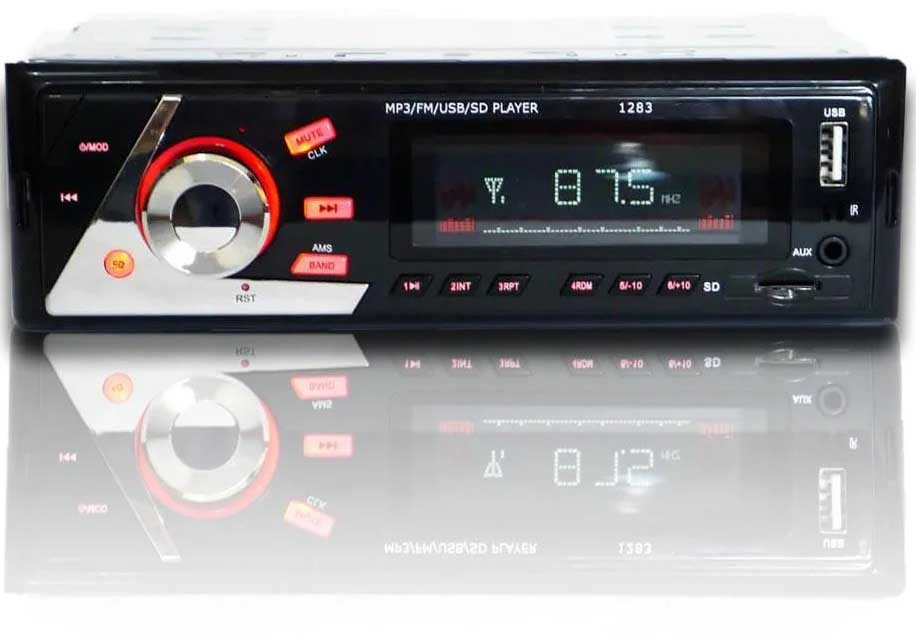 Автомагнітола 1283 ISO — MP3+FM+USB+microSD-карта