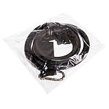 Еспандер трубчастий для фітнесу з карабіном DOUBLE CUBE DT-1002C-50LB навантаження 23кг, фото 5