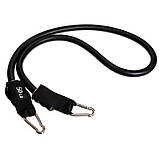 Еспандер трубчастий для фітнесу з карабіном DOUBLE CUBE DT-1002C-50LB навантаження 23кг, фото 2