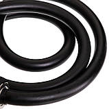 Еспандер трубчастий для фітнесу з карабіном DOUBLE CUBE DT-1002C-50LB навантаження 23кг, фото 3