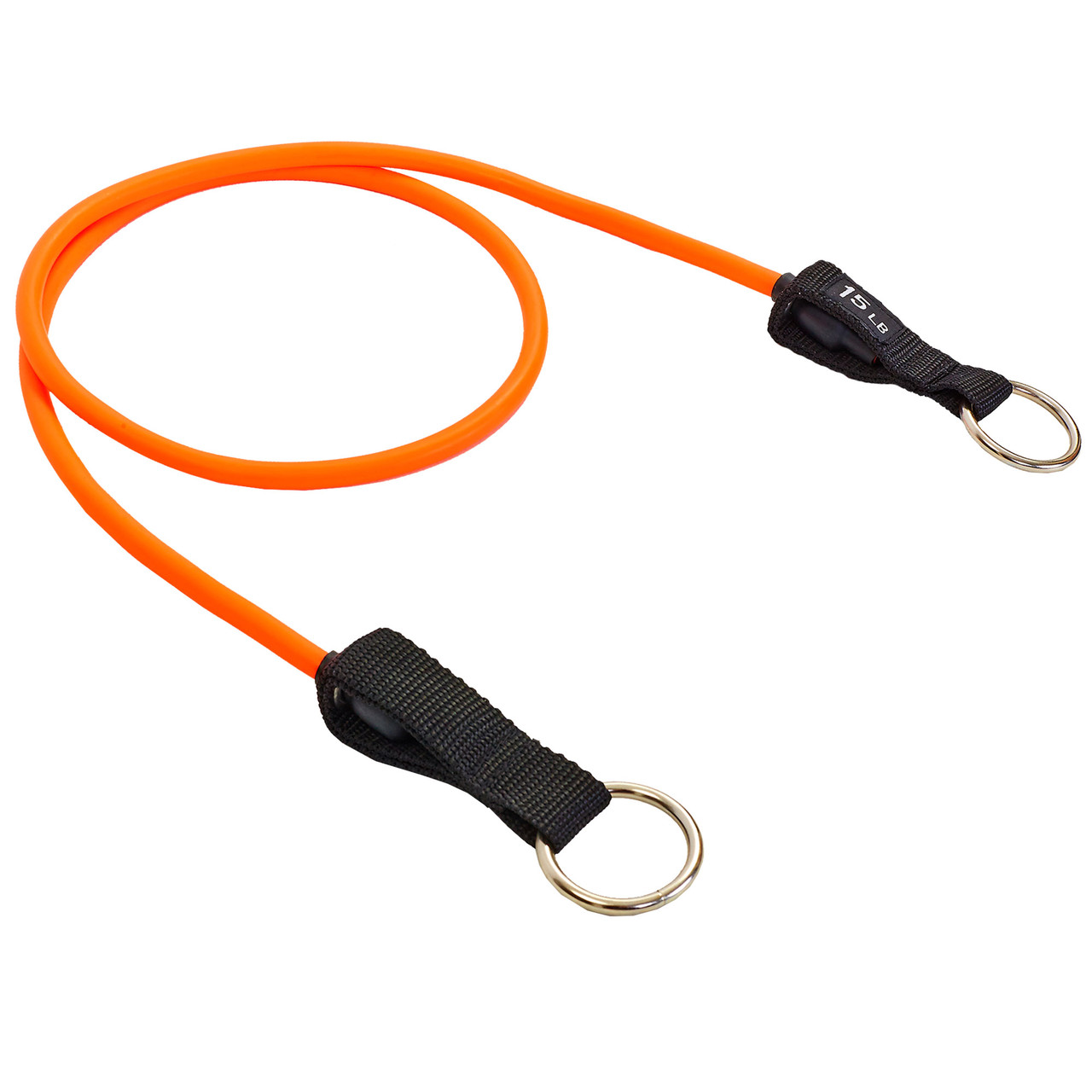 Еспандер трубчастий для фітнесу з кільцем DOUBLE CUBE DT-1002R-15LB навантаження 7кг, фото 1