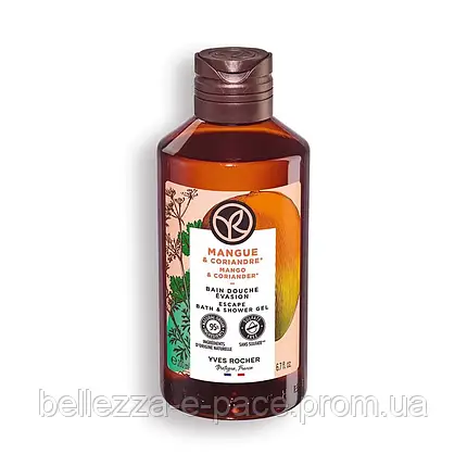 Гель для душу Yves Rocher Манго-Коріандр 200 мл, фото 1