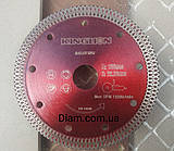 Алмазний, тонкий диск "косичка" для різання керамограніта, греса 125x1,4x10x22,2 чистий рез