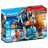 Конструктор Playmobil City action "Полицейский робот", 50 деталей (70571)