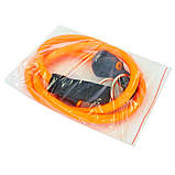 Еспандер трубчастий для фітнесу з кільцем DOUBLE CUBE DT-1002R-25LB навантаження 11кг, фото 3