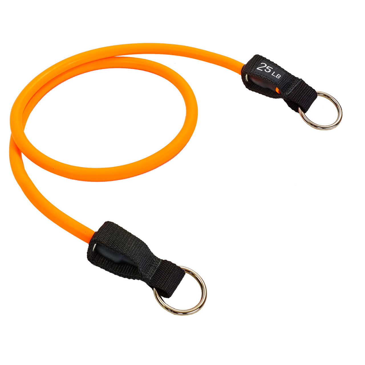 Еспандер трубчастий для фітнесу з кільцем DOUBLE CUBE DT-1002R-25LB навантаження 11кг, фото 1