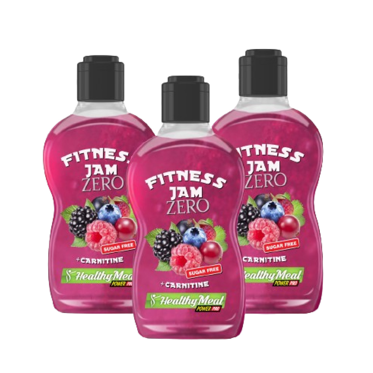 Fitnes Jam Sugar Free + L Carnitine - 200g Forest Fruit, фото 1