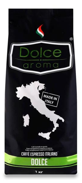 ОРИГІНАЛ! Кава в зернах Dolce Aroma Dolce 1кг, 70/30 Італія