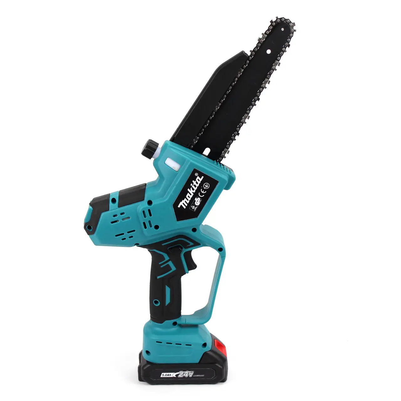 Мощная мини электропила цепная Makita DUC190Z (24V 5A), Мини-пила аккумуляторная, Веткорез аккумуляторный - фото 7 - id-p2140786674