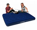 Надувний двомісний матрац (152х203х25 см) Intex 64759 Синій, фото 3