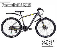 Горный велосипед Formula KOZAK AM DD 26" для подростков и взрослых, велосипеды с рамой 17,5 дюймов