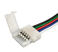 Коннектор для светодиодных лент RGBW 10мм (зажим-провод)