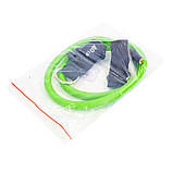 Еспандер трубчастий для фітнесу з кільцем DOUBLE CUBE DT-1002R-40LB навантаження 18кг, фото 3