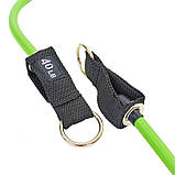 Еспандер трубчастий для фітнесу з кільцем DOUBLE CUBE DT-1002R-40LB навантаження 18кг, фото 2