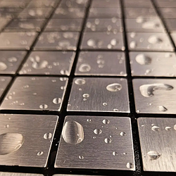 Декоративна алюмінієва плитка Мідна мозаїка 300х300х3мм оригінальний декор стін 3Д-панелі самоклейка