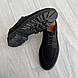 Чорні замшеві туфлі на грубій підошві 40 - 45 розмір, фото 6