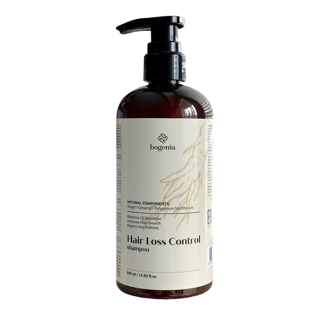 Шампунь проти випадіння волосся 500 мл Hair Loss Control Shampoo Bogenia BG415 №001, фото 1