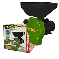 Кормоизмельчитель (зернодробилка) Procraft PCM3000 (2.5кВт,2850об/мин), Зернодробилки бытовые, Электродробилки